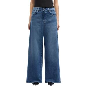 7 For All Mankind Womens  Zoey Glen Allen Wide Leg Jean